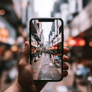 Person using their phone