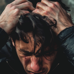 Upset man